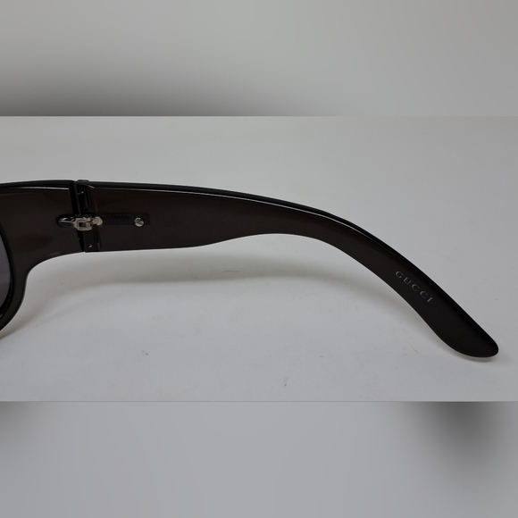 Gucci Womens GG1568/S Rectangle Wrap Sunglasses Brown Grey Vintage Y2K 64-15-110 - Picture 4 of 16